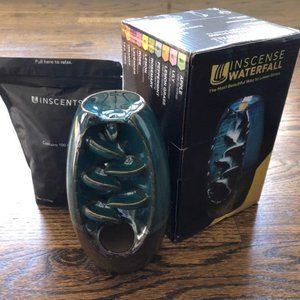 NEW Inscense Waterfall Burner plus 100 Cones